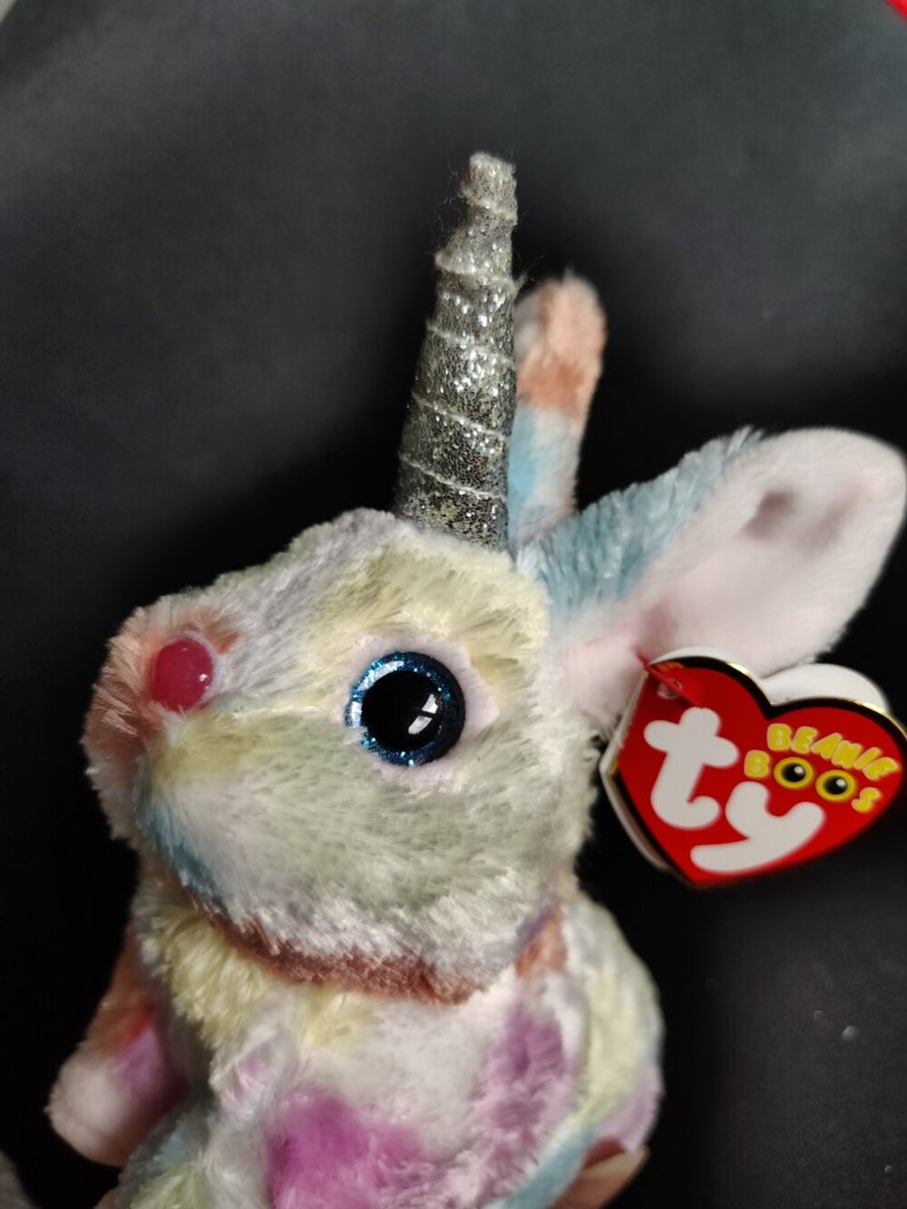 Ty Beanie Boo Begonia Bunny Birthday April 6th